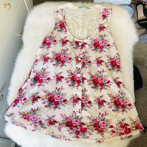 Flower Lace Top